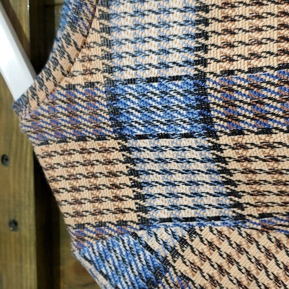 ZARA PLAID DRESS SIZE MEDIUM JUNIORS PREPPY STATEMENT LUXURY - Picture 2 of 7